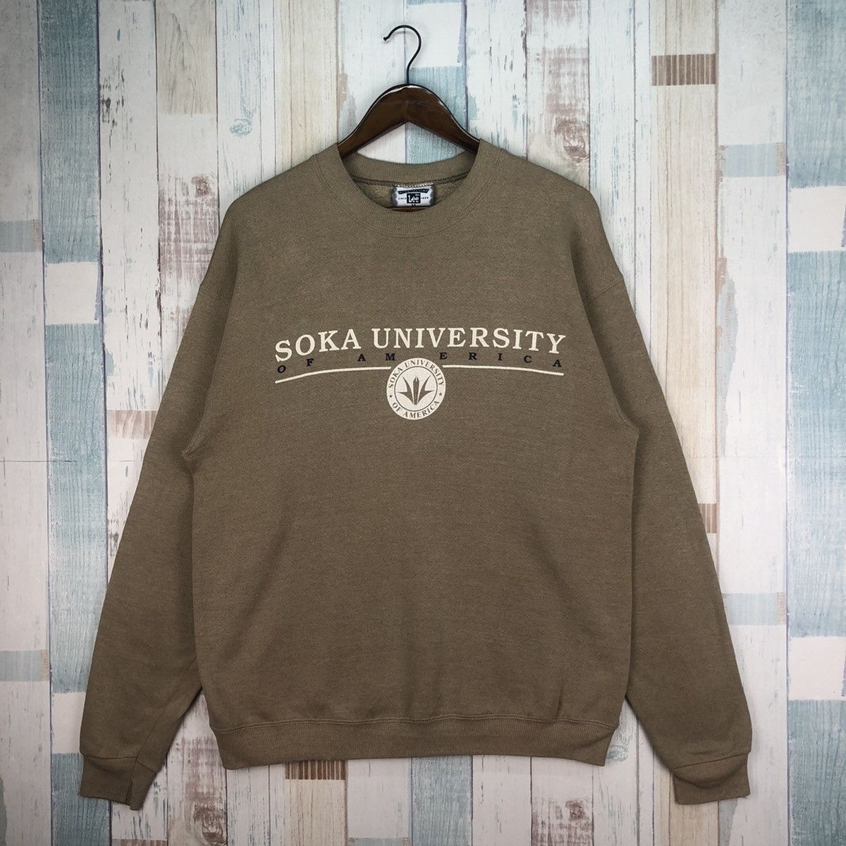 Lee Vintage SOKA University Of America Sweatshirt Crewneck Size US M / EU 48-50 / 2 - 1 Thumbnail