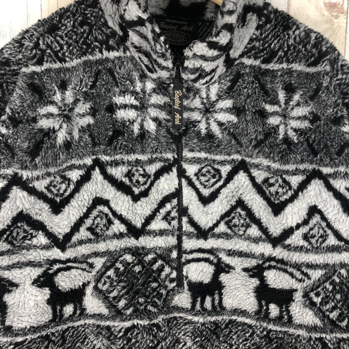 Vintage Vintage Printed Fleece Jacket Size US L / EU 52-54 / 3 - 6 Thumbnail