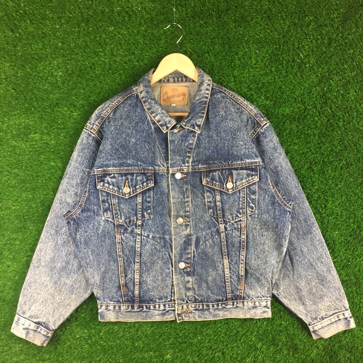 Vintage Vintage Trucker Denim Jacket Size US M / EU 48-50 / 2 - 1 Thumbnail