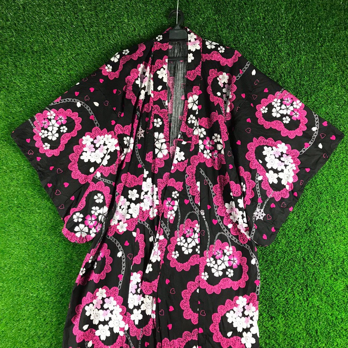 Japanese Brand 💥RARE💥Vintage Kimono Floral Japanese Traditional Size US L / EU 52-54 / 3 - 2 Thumbnail