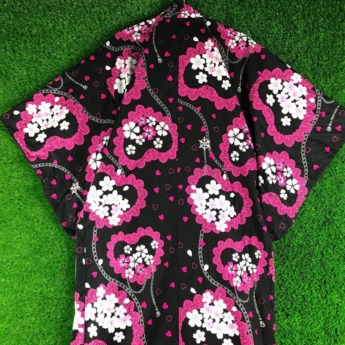 Japanese Brand 💥RARE💥Vintage Kimono Floral Japanese Traditional Size US L / EU 52-54 / 3 - 5 Thumbnail