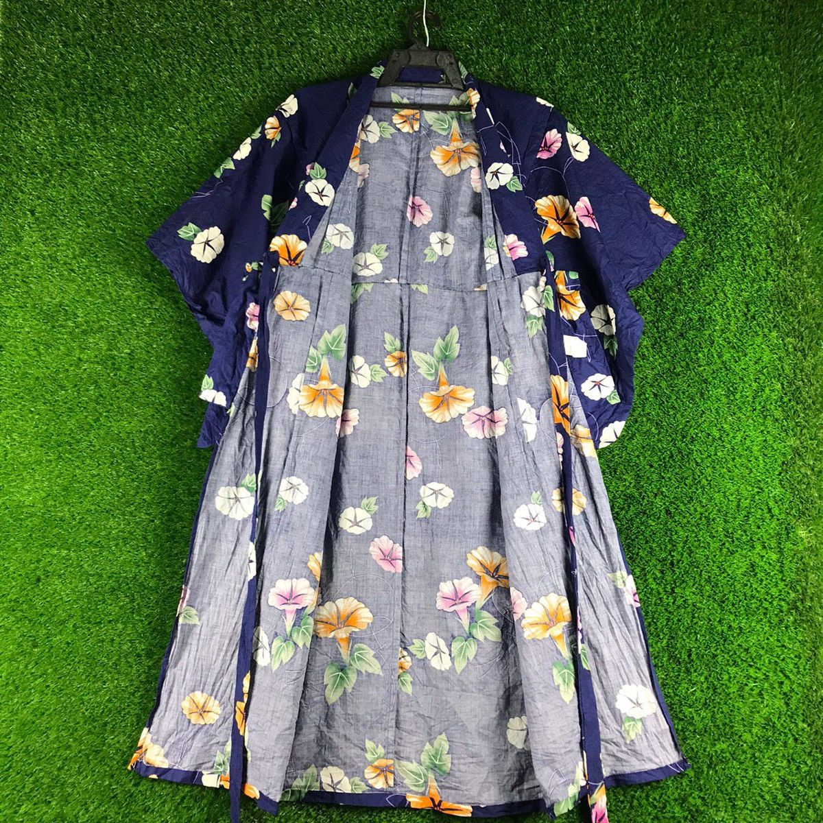 Japanese Brand 💥RARE💥Vintage Kimono Floral Japanese Traditional Size US M / EU 48-50 / 2 - 3 Thumbnail