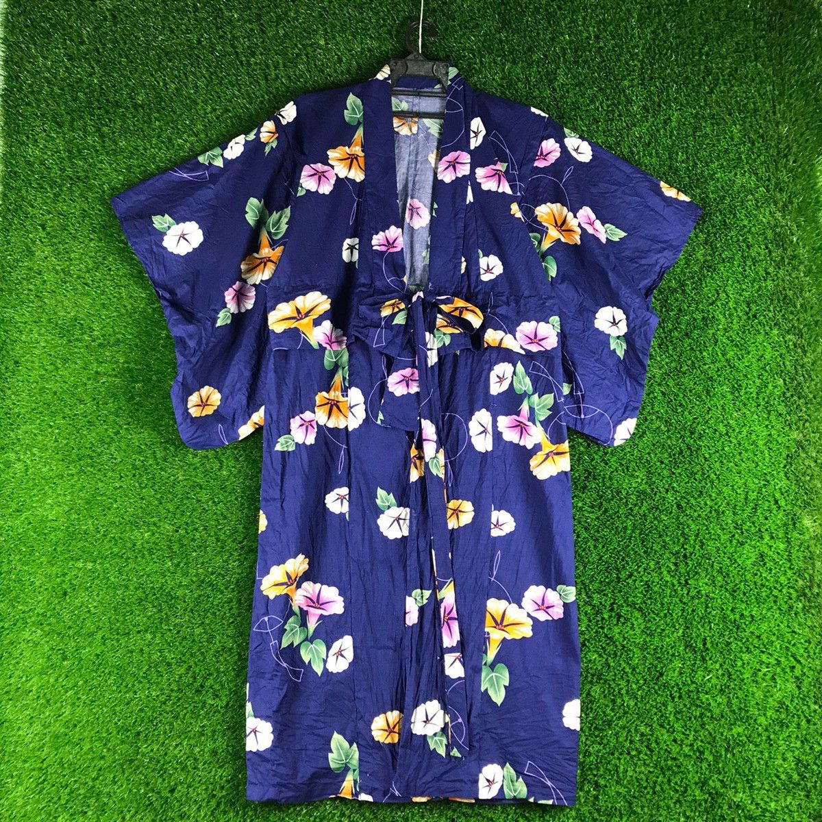 Japanese Brand 💥RARE💥Vintage Kimono Floral Japanese Traditional Size US M / EU 48-50 / 2 - 1 Thumbnail