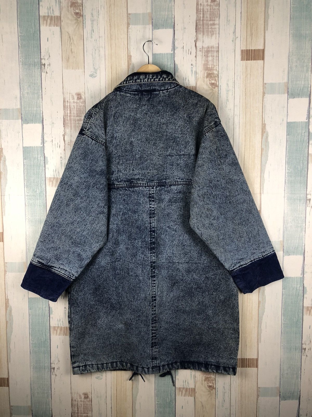 Vintage Vintage Denim Long Jacket Size US XL / EU 56 / 4 - 2 Thumbnail
