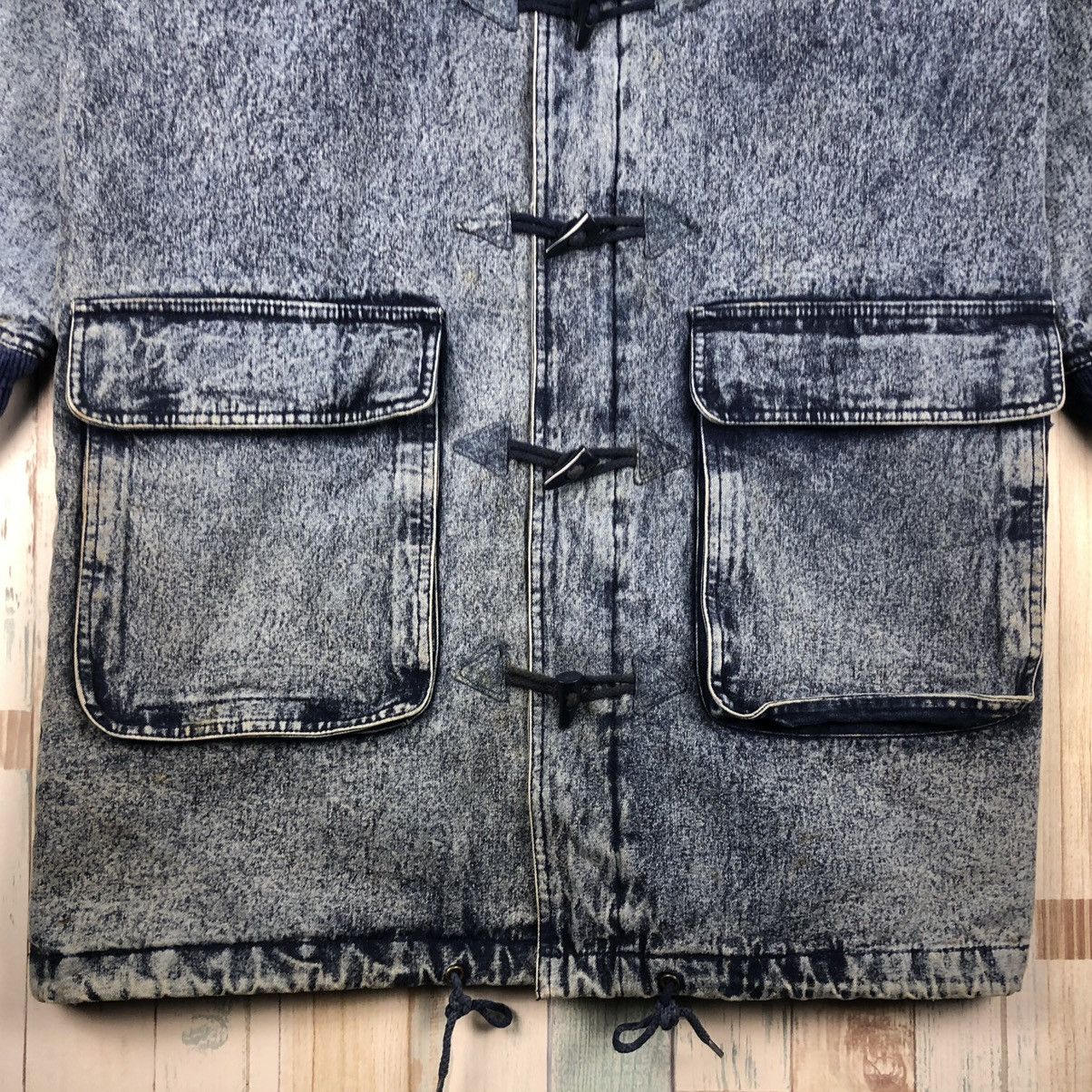 Vintage Vintage Denim Long Jacket Size US XL / EU 56 / 4 - 9 Thumbnail