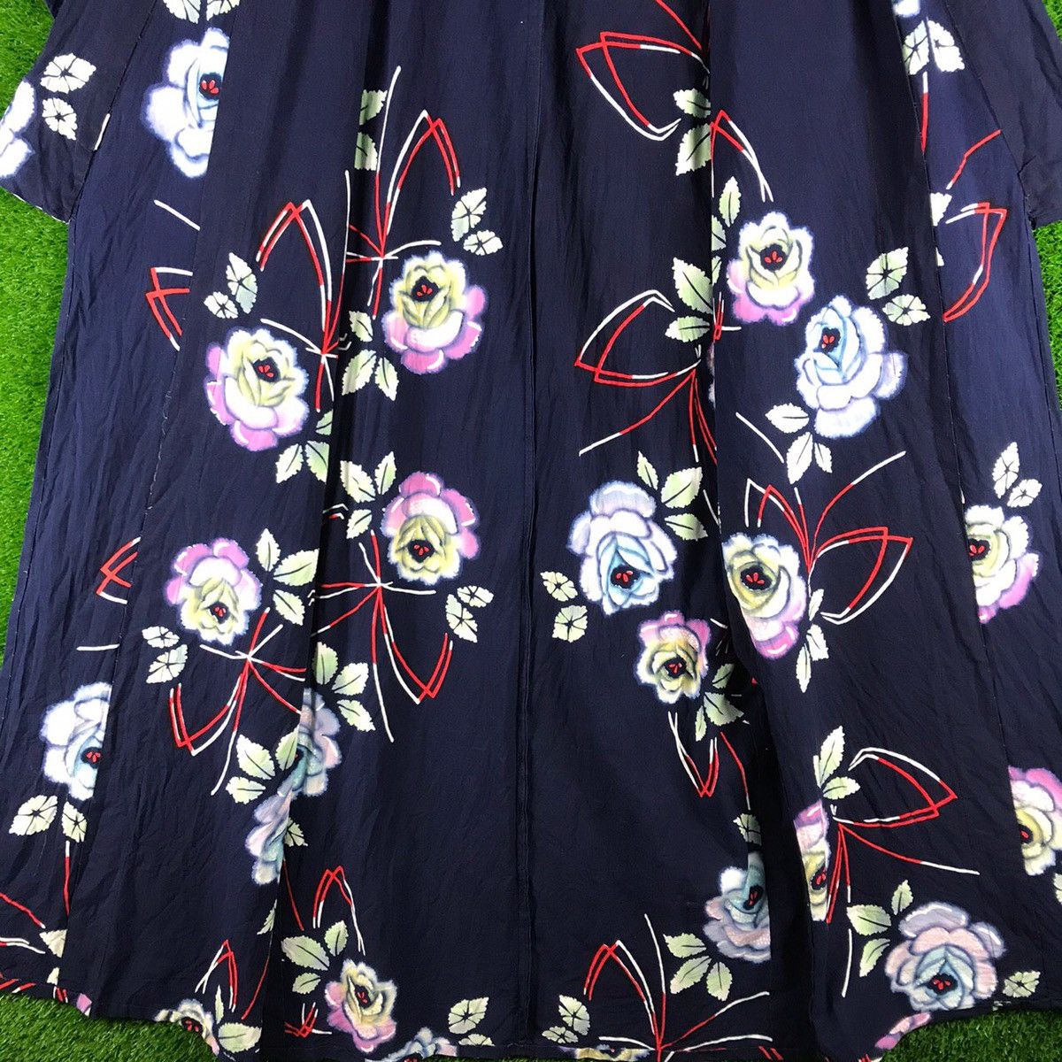 Japanese Brand 💥RARE💥Vintage Kimono Floral Japanese Traditional Size US L / EU 52-54 / 3 - 5 Thumbnail