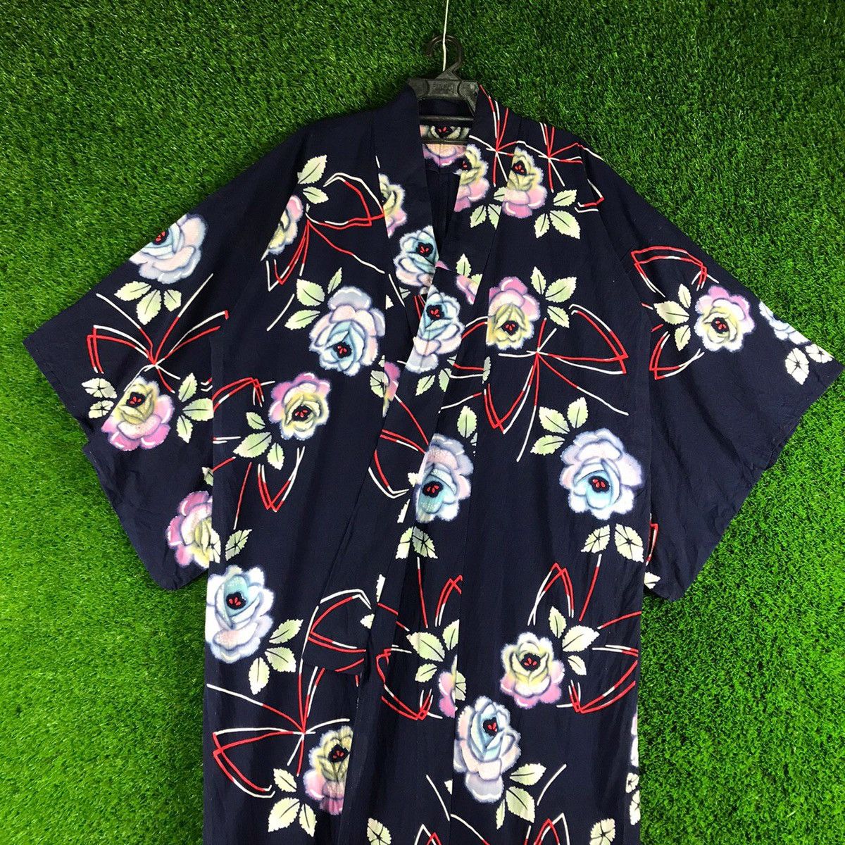 Japanese Brand 💥RARE💥Vintage Kimono Floral Japanese Traditional Size US L / EU 52-54 / 3 - 6 Thumbnail