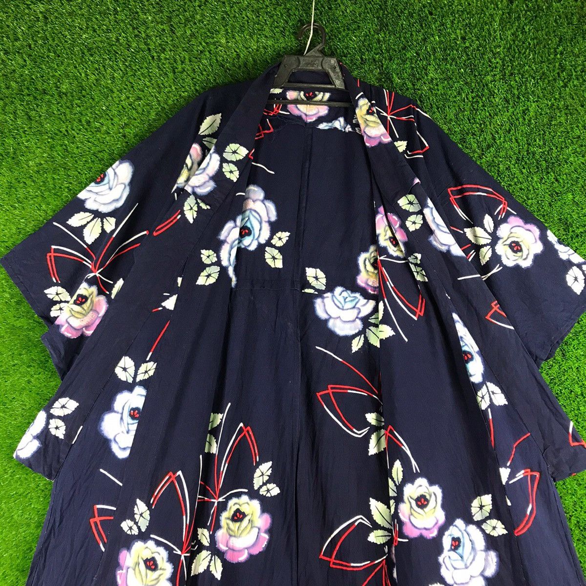 Japanese Brand 💥RARE💥Vintage Kimono Floral Japanese Traditional Size US L / EU 52-54 / 3 - 4 Thumbnail
