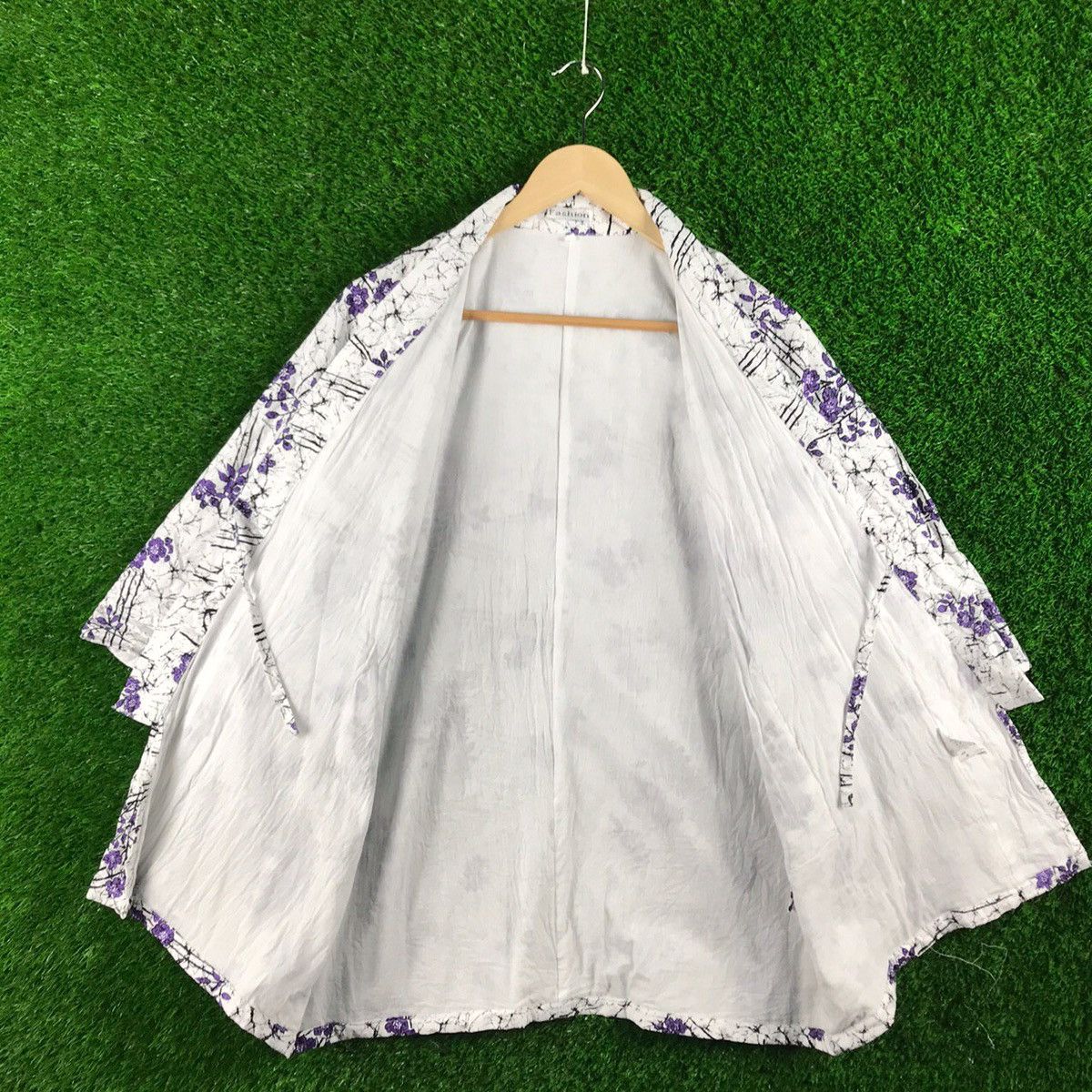 Japanese Brand Vintage Kimono Floral Japanese Traditional Size US L / EU 52-54 / 3 - 3 Thumbnail