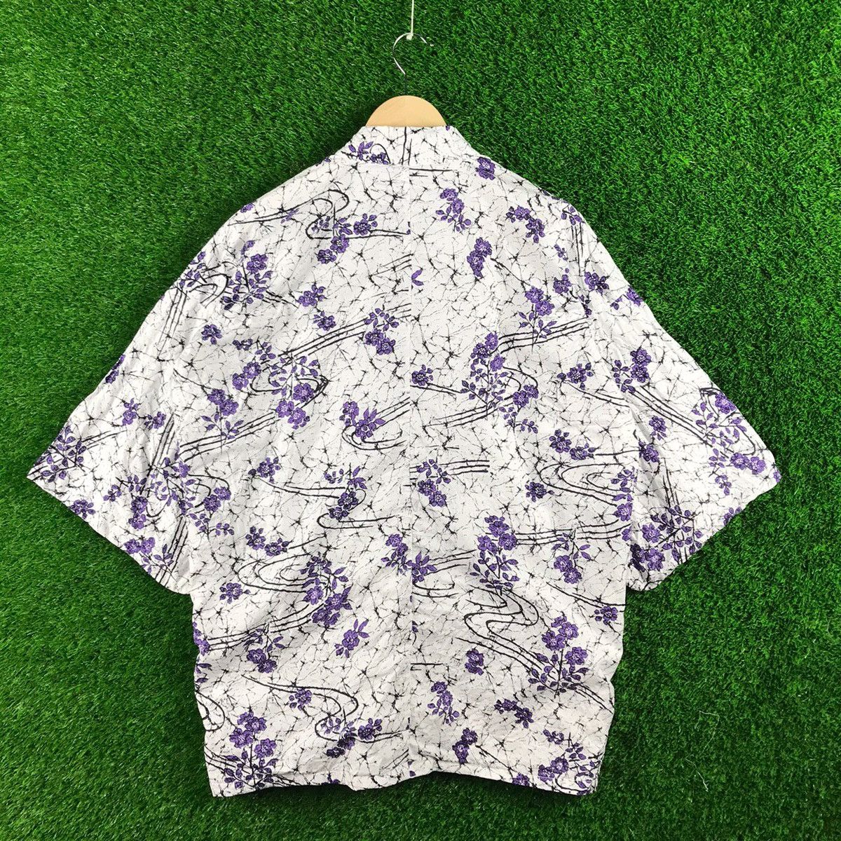 Japanese Brand Vintage Kimono Floral Japanese Traditional Size US L / EU 52-54 / 3 - 2 Thumbnail