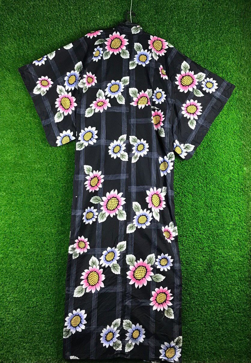 Japanese Brand 💥RARE💥Vintage Kimono Floral Japanese Traditional Size US L / EU 52-54 / 3 - 2 Thumbnail