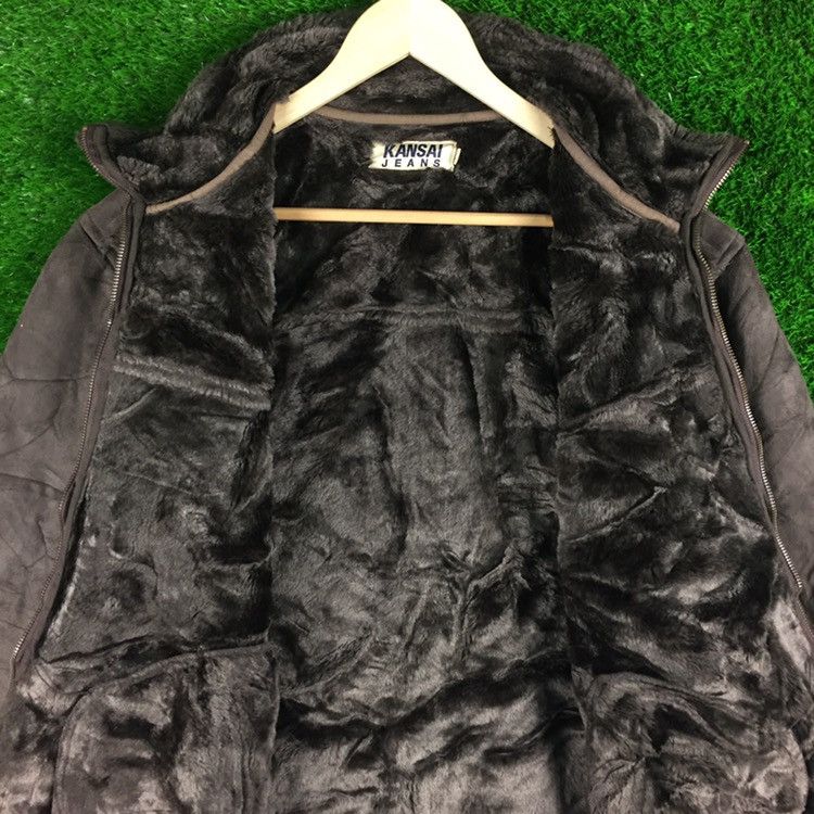 Japanese Brand Vintage Kansai Jeans Mink Fur Leather Jacket Size US L / EU 52-54 / 3 - 2 Thumbnail