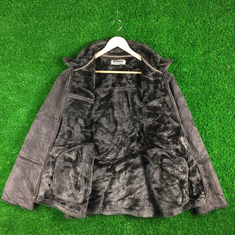 Japanese Brand Vintage Kansai Jeans Mink Fur Leather Jacket Size US L / EU 52-54 / 3 - 1 Thumbnail