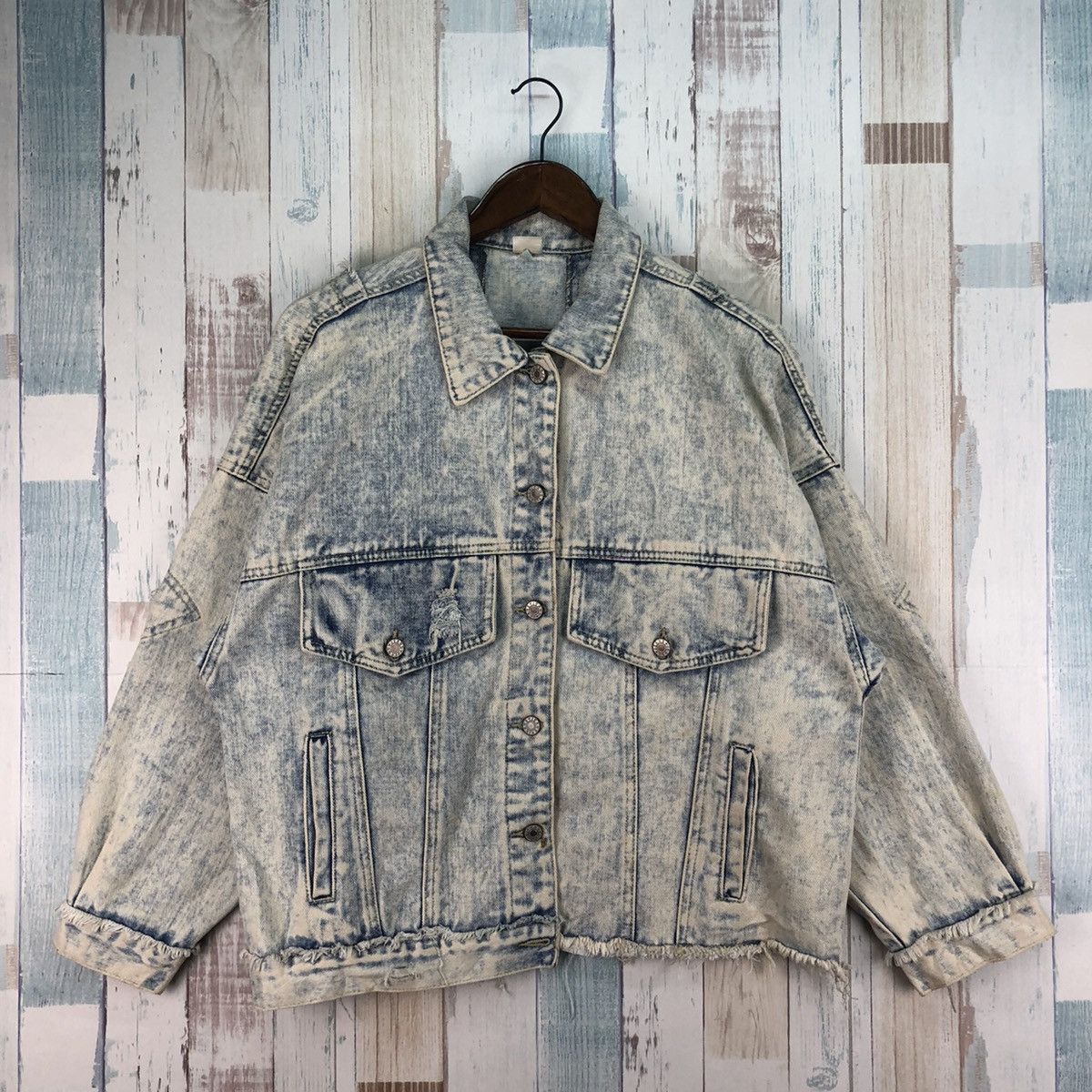 Vintage Denim Jacket Rare Design - Main Image