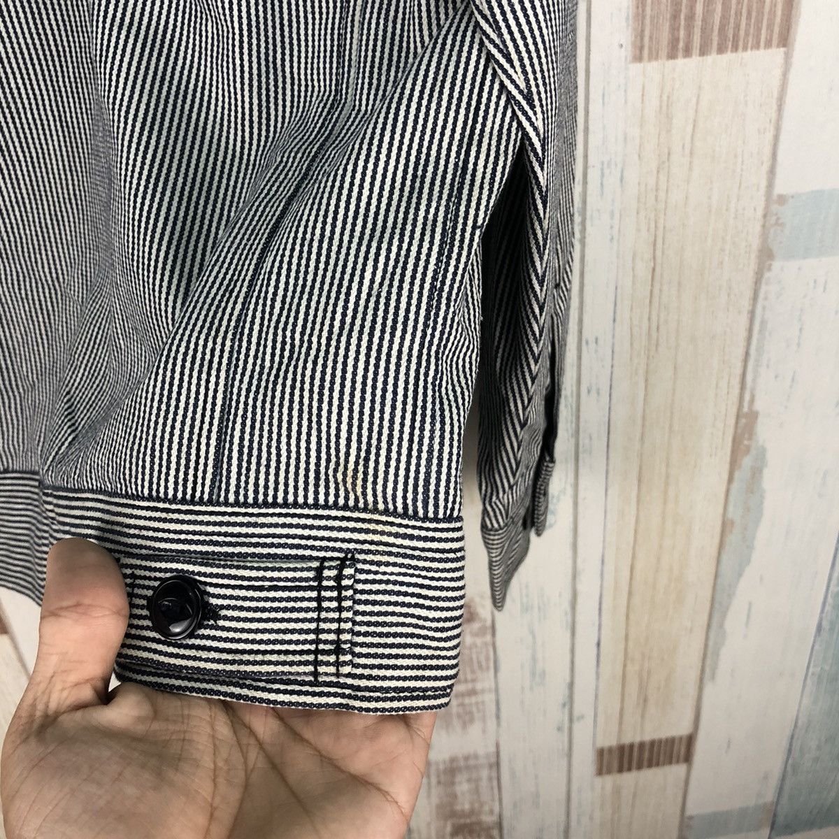 Japanese Brand × Vintage Vintage The Etbx Work Clothing Hickory Stripe Size US M / EU 48-50 / 2 - 6 Thumbnail