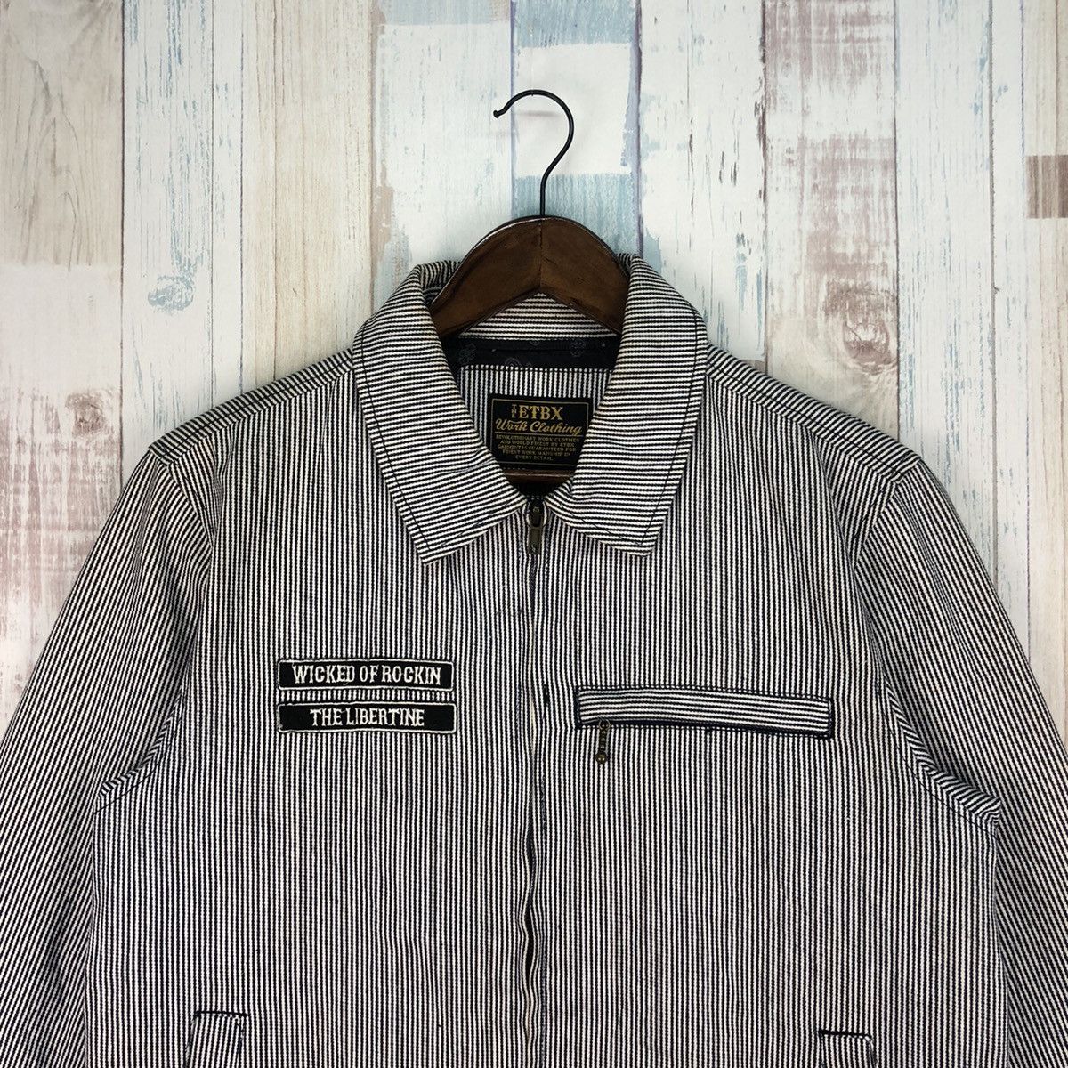 Japanese Brand × Vintage Vintage The Etbx Work Clothing Hickory Stripe Size US M / EU 48-50 / 2 - 3 Thumbnail
