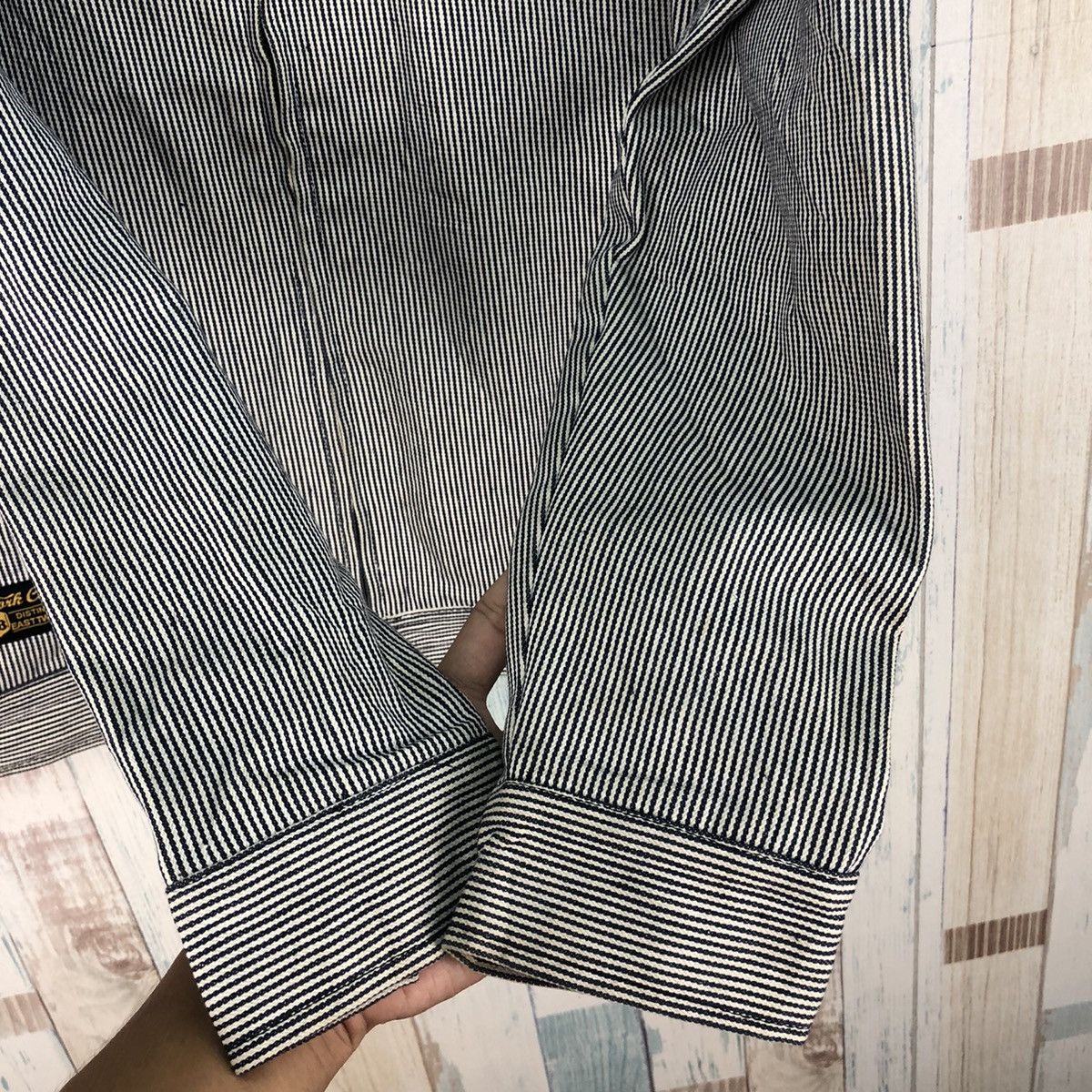 Japanese Brand × Vintage Vintage The Etbx Work Clothing Hickory Stripe Size US M / EU 48-50 / 2 - 7 Thumbnail