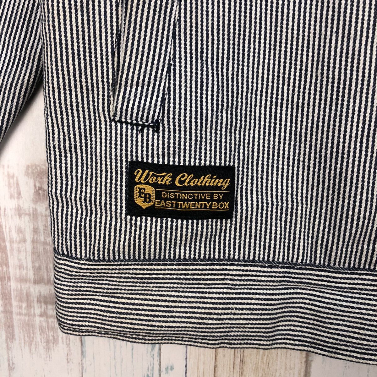 Japanese Brand × Vintage Vintage The Etbx Work Clothing Hickory Stripe Size US M / EU 48-50 / 2 - 5 Thumbnail