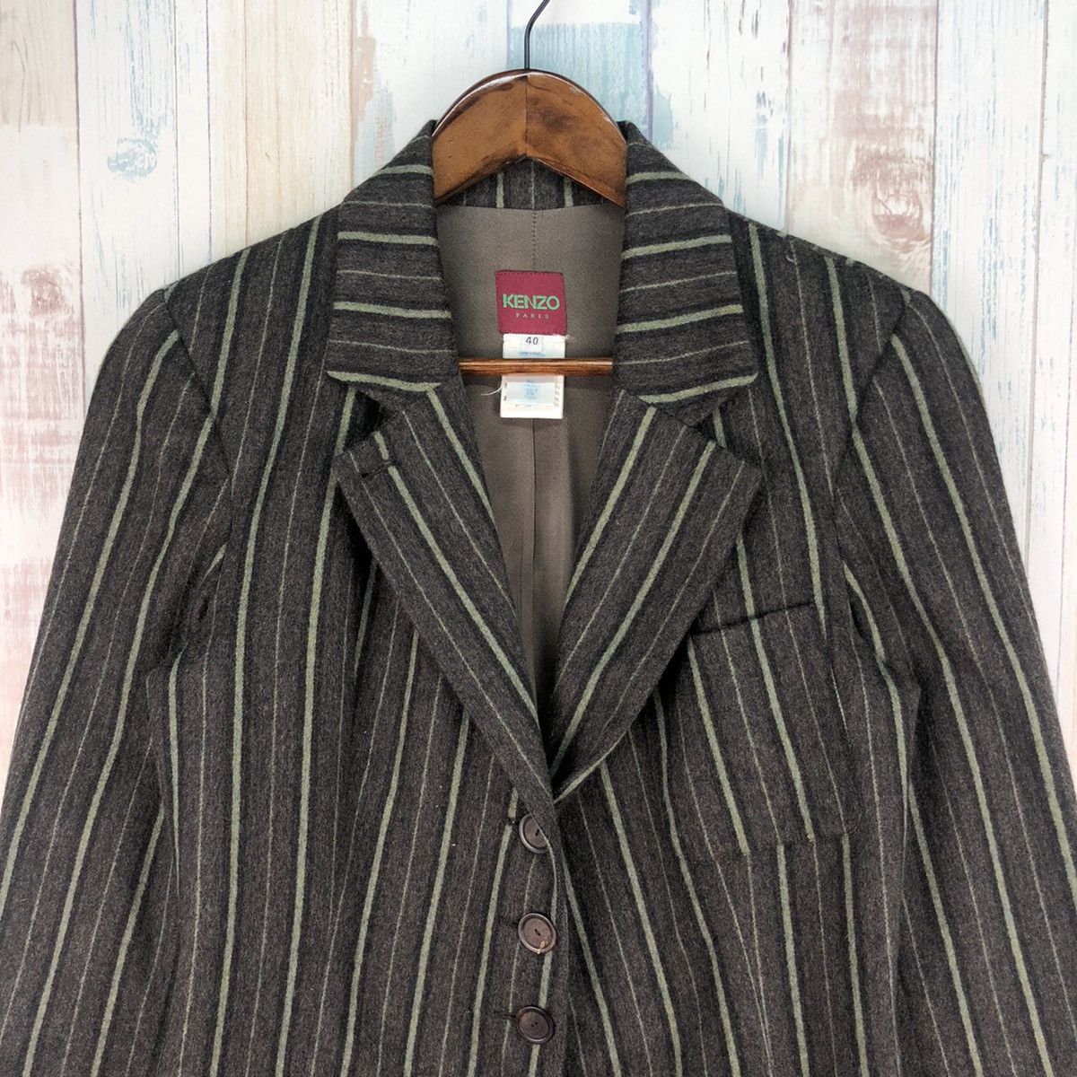 Kenzo Vintage Kenzo Paris Stripes Blazers Size US S / EU 44-46 / 1 - 4 Thumbnail