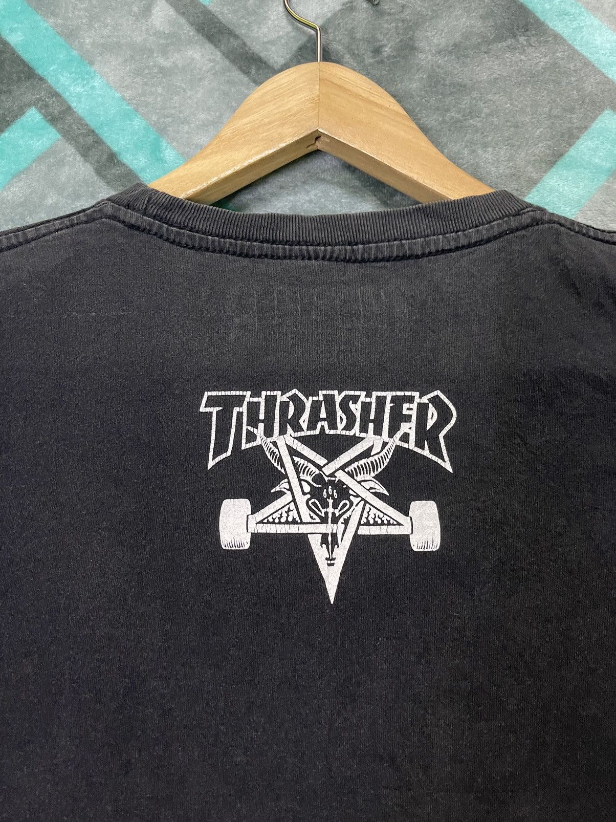 Thrasher THRASHER MAGAZINE FIRST COVER FADED T SHIRT Size US M / EU 48-50 / 2 - 7 Thumbnail
