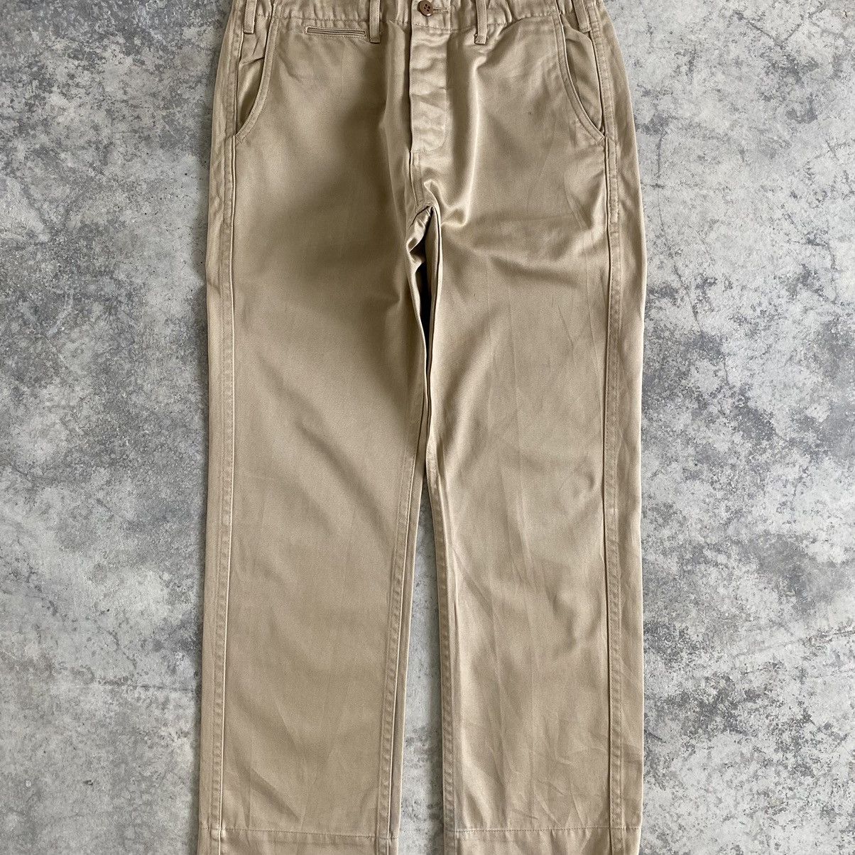Beams Plus VTG Beams Made In Japan Cropped Trouser Chino Pants Size US 30 / EU 46 - 4 Thumbnail