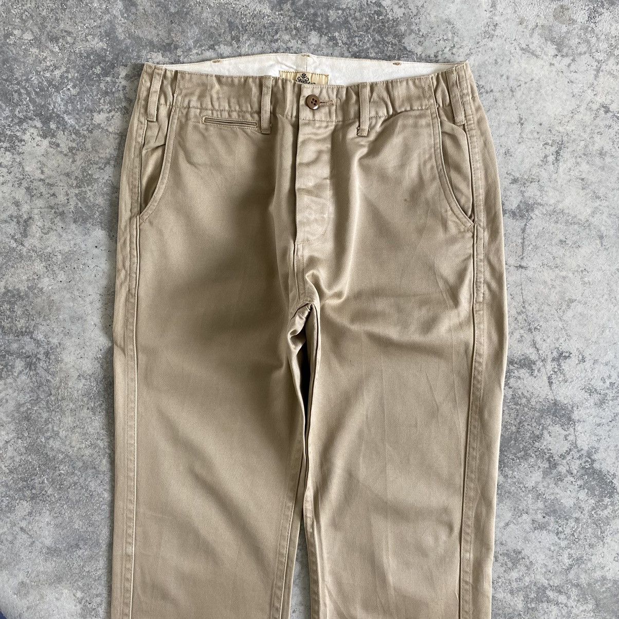 Beams Plus VTG Beams Made In Japan Cropped Trouser Chino Pants Size US 30 / EU 46 - 2 Thumbnail