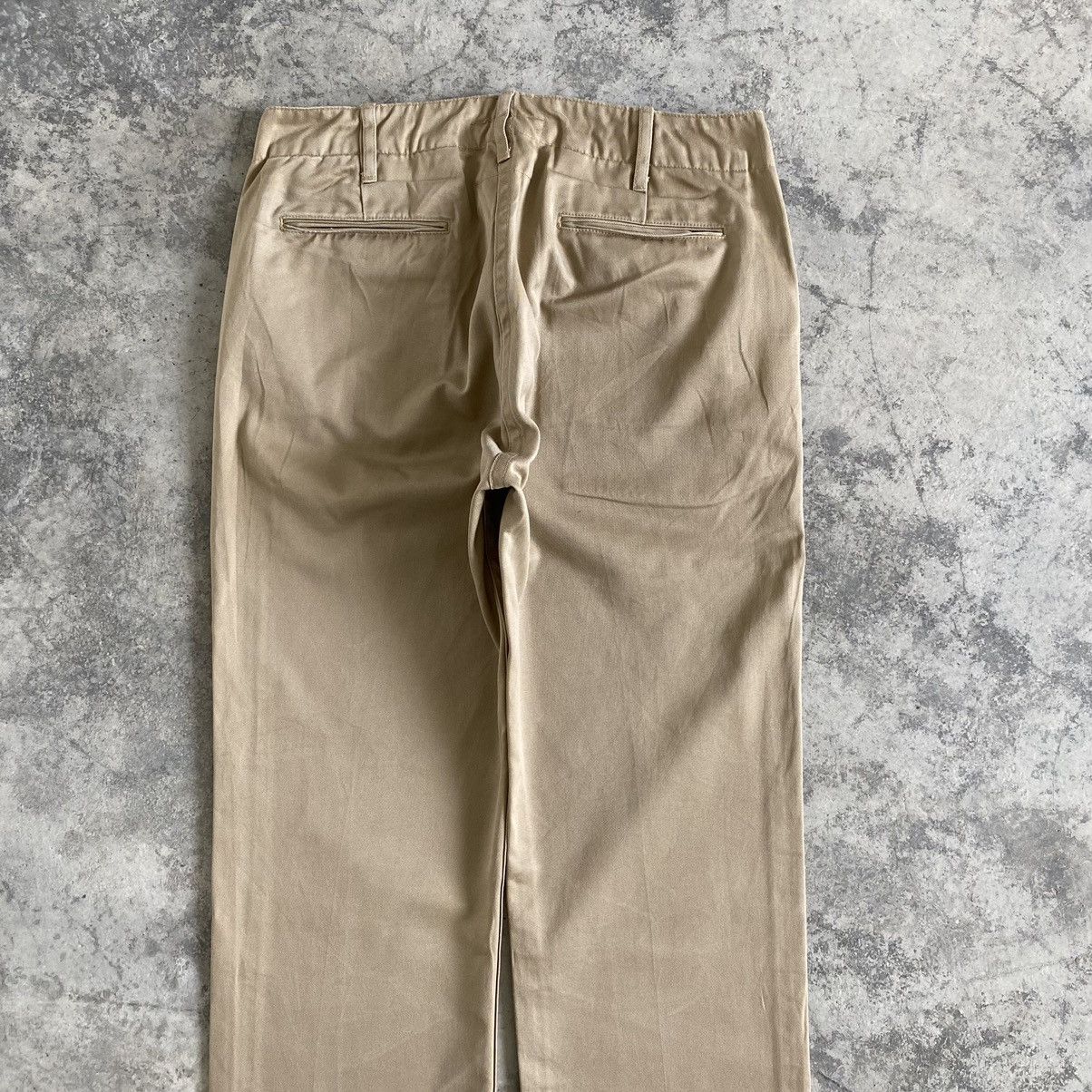 Beams Plus VTG Beams Made In Japan Cropped Trouser Chino Pants Size US 30 / EU 46 - 8 Thumbnail