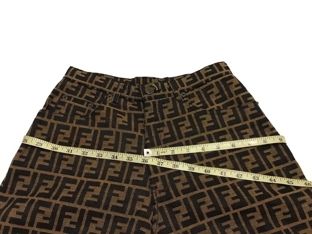 Fendi × Vintage Vintage FENDI ZUCCA MONOGRAM Short pants