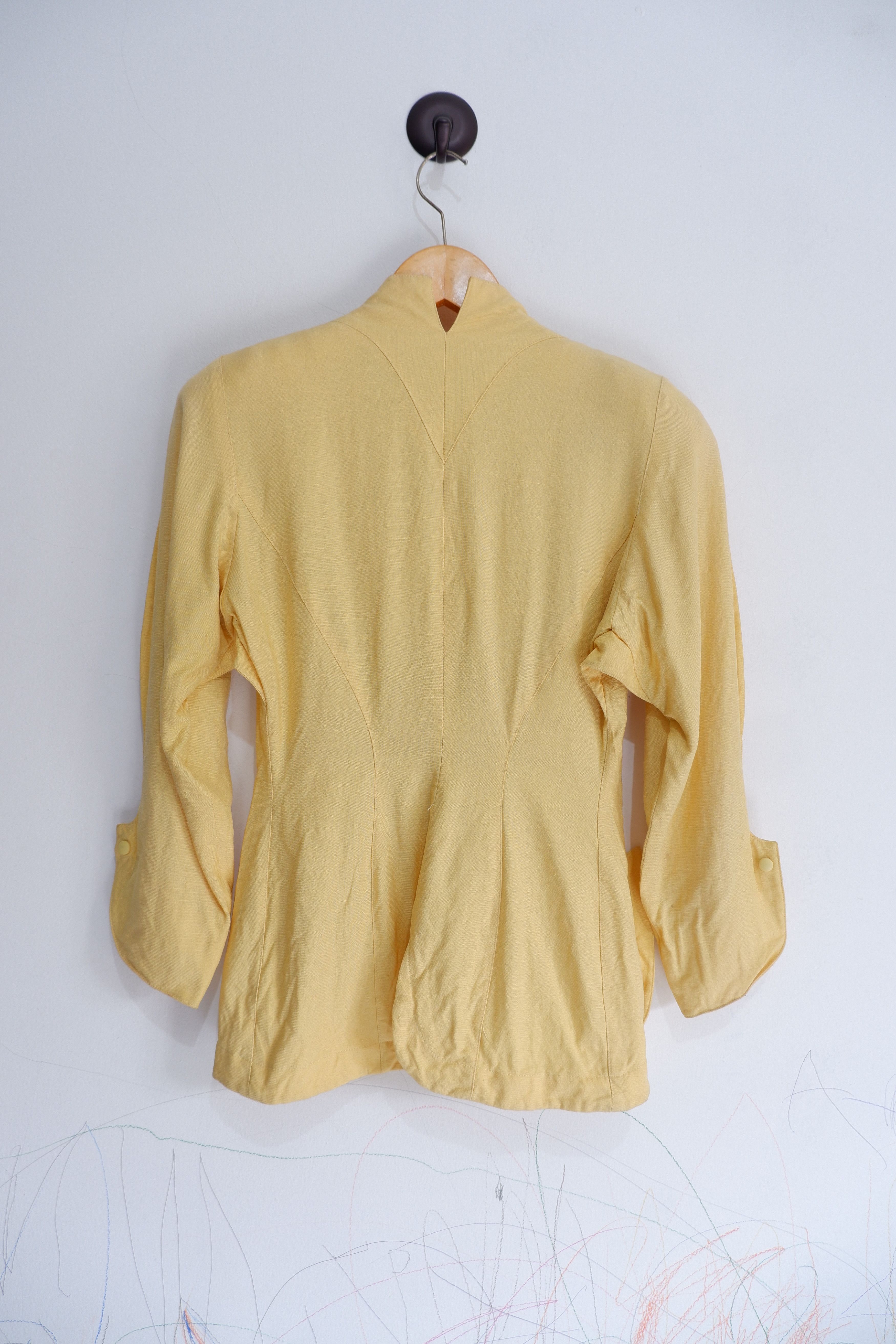 Thierry Mugler Vintage 1980's Thierry Mugler Blazer Jacket Size S / US 4 / IT 40 - 2 Thumbnail