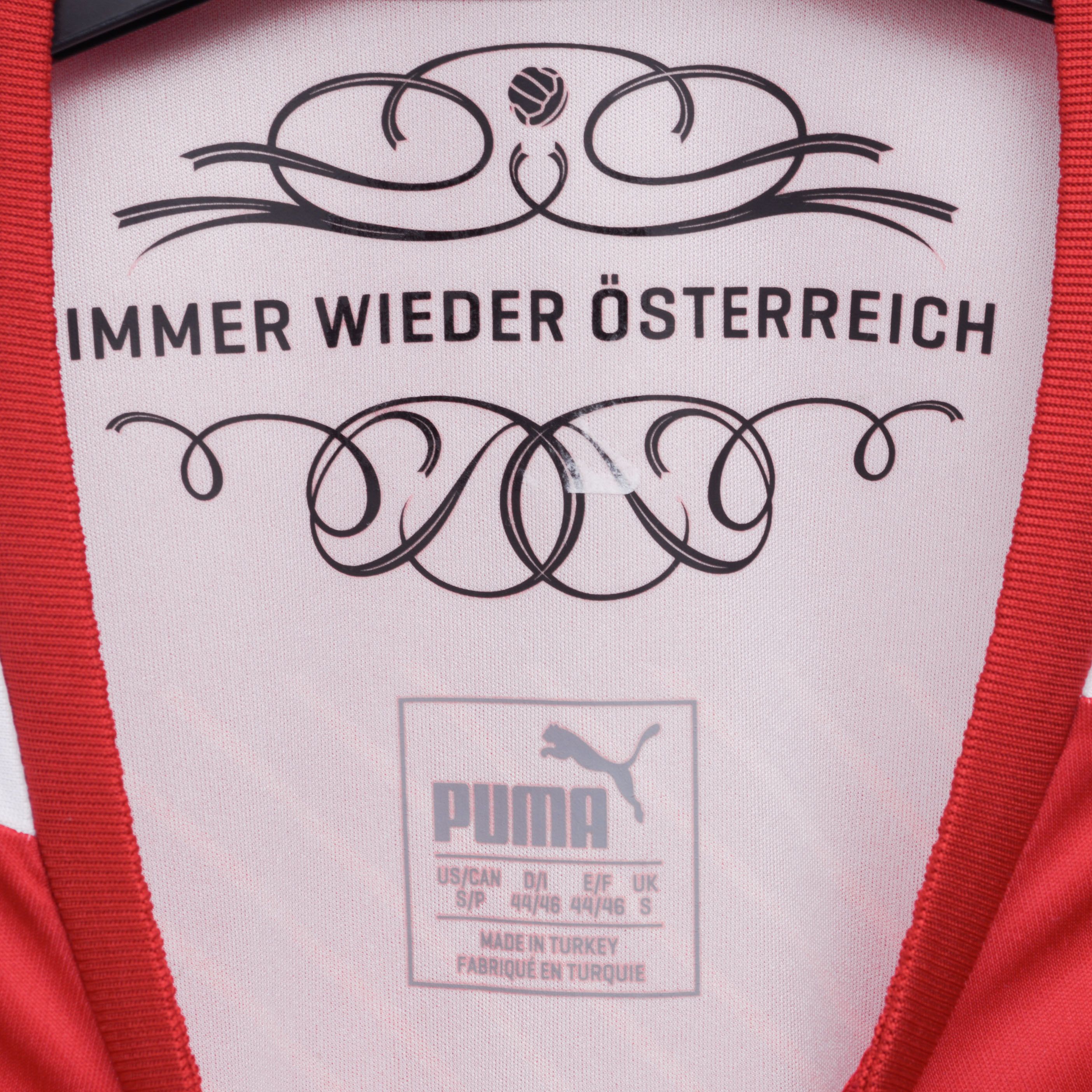 Puma Austria S Home Jersey Shirt Euro Cup 2016 2017 #1 Zinsberger Size US S / EU 44-46 / 1 - 6 Thumbnail