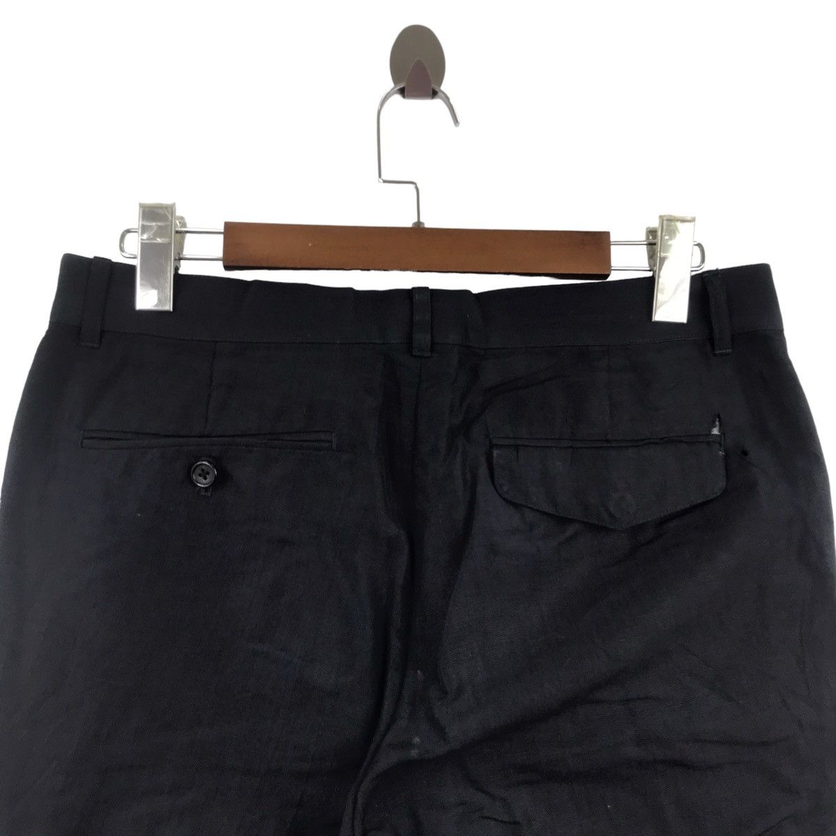 Margaret Howell MARGARET HOWELL Distressed Black Casual Trousers Pant Size US 32 / EU 48 - 8 Thumbnail