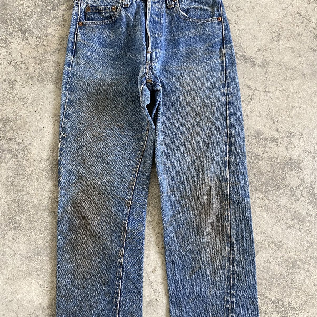 Levi's Vintage 70’s 80's Levi's 501 Selvedge Dirty Denim Jeans Size US 26 / EU 42 - 6 Thumbnail