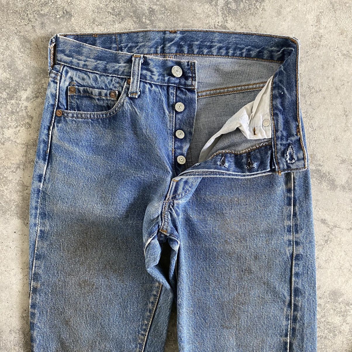 Levi's Vintage 70’s 80's Levi's 501 Selvedge Dirty Denim Jeans Size US 26 / EU 42 - 9 Thumbnail