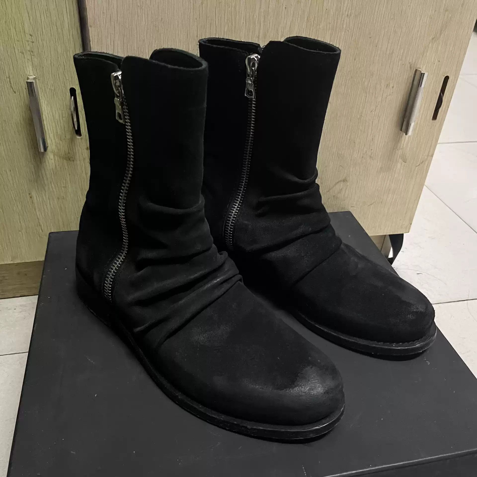 [AMIRI] 定価139,200 STACK BOOT レザーブーツ 10 Amiri Stack Boots | Grailed