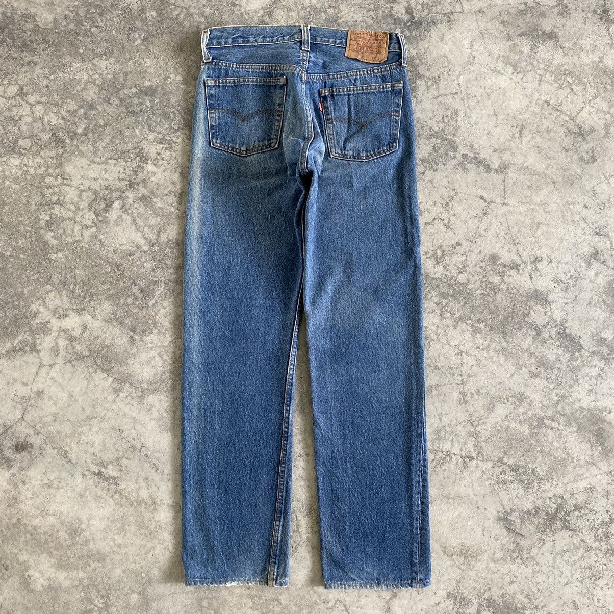 Levi's Size 29x29.5 Vintage 80's Levi's 501 Stone Washed Jeans Size US 29 - 9 Thumbnail