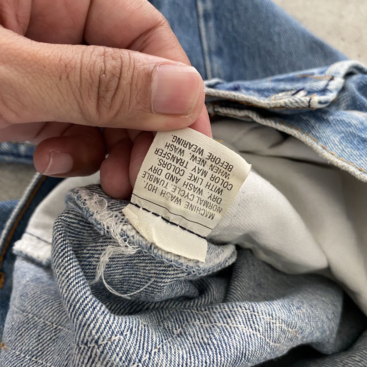 Levi's Size 29x29.5 Vintage 80's Levi's 501 Stone Washed Jeans Size US 29 - 16 Thumbnail