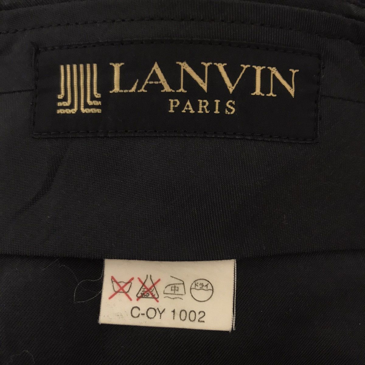 Lanvin LANVIN PARIS Black Short StraightCut Wool TrousersCasualPant Size US 36 / EU 52 - 3 Thumbnail