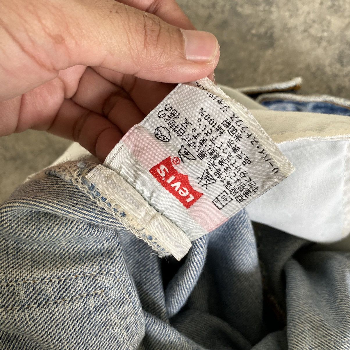 Levi's Size 30x31 Vintage 90's Levi's 501 Washed Blue Denim Jeans Size US 30 / EU 46 - 15 Thumbnail