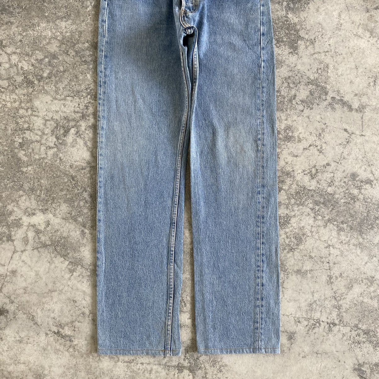 Levi's Size 30x31 Vintage 90's Levi's 501 Washed Blue Denim Jeans Size US 30 / EU 46 - 3 Thumbnail