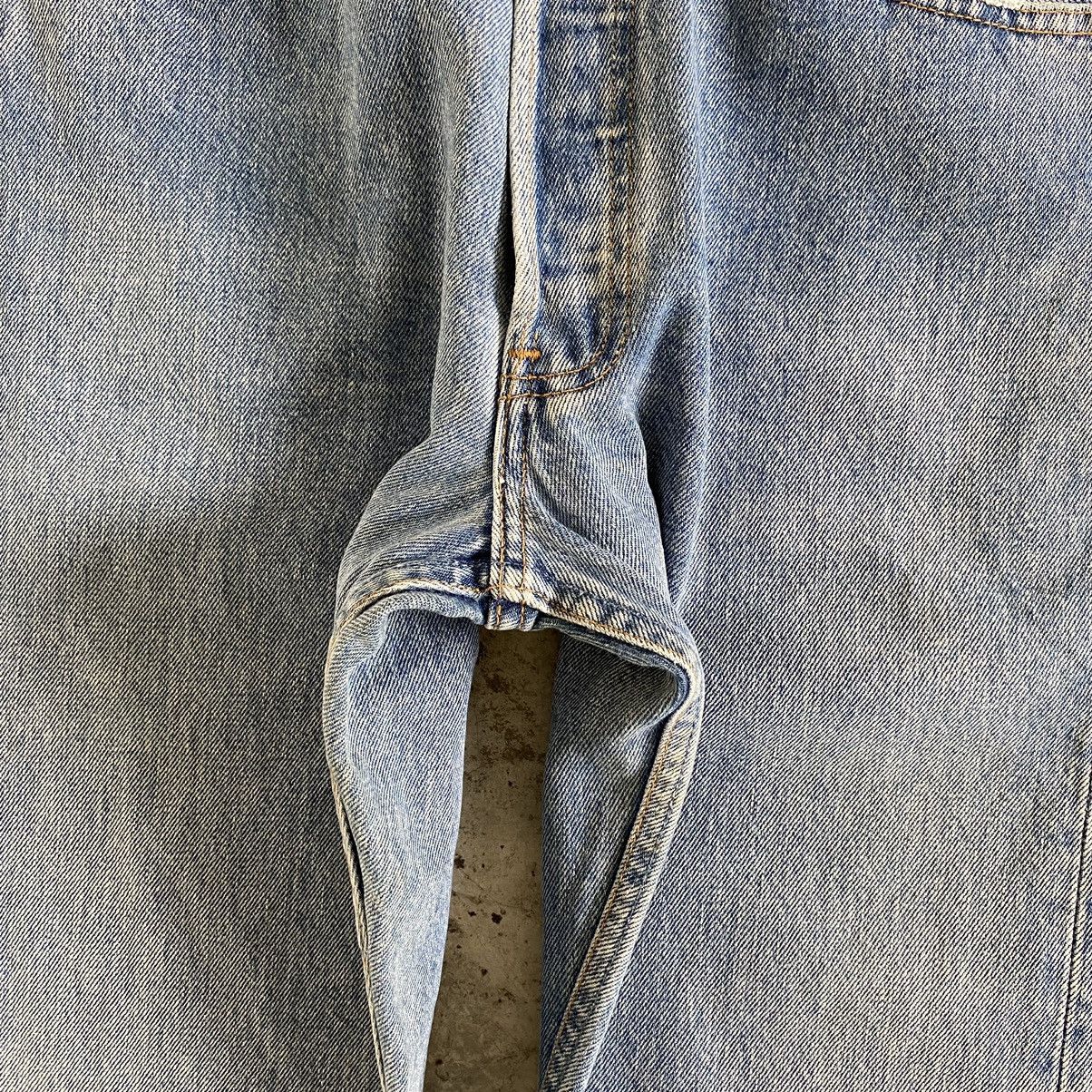 Levi's Size 30x31 Vintage 90's Levi's 501 Washed Blue Denim Jeans Size US 30 / EU 46 - 5 Thumbnail