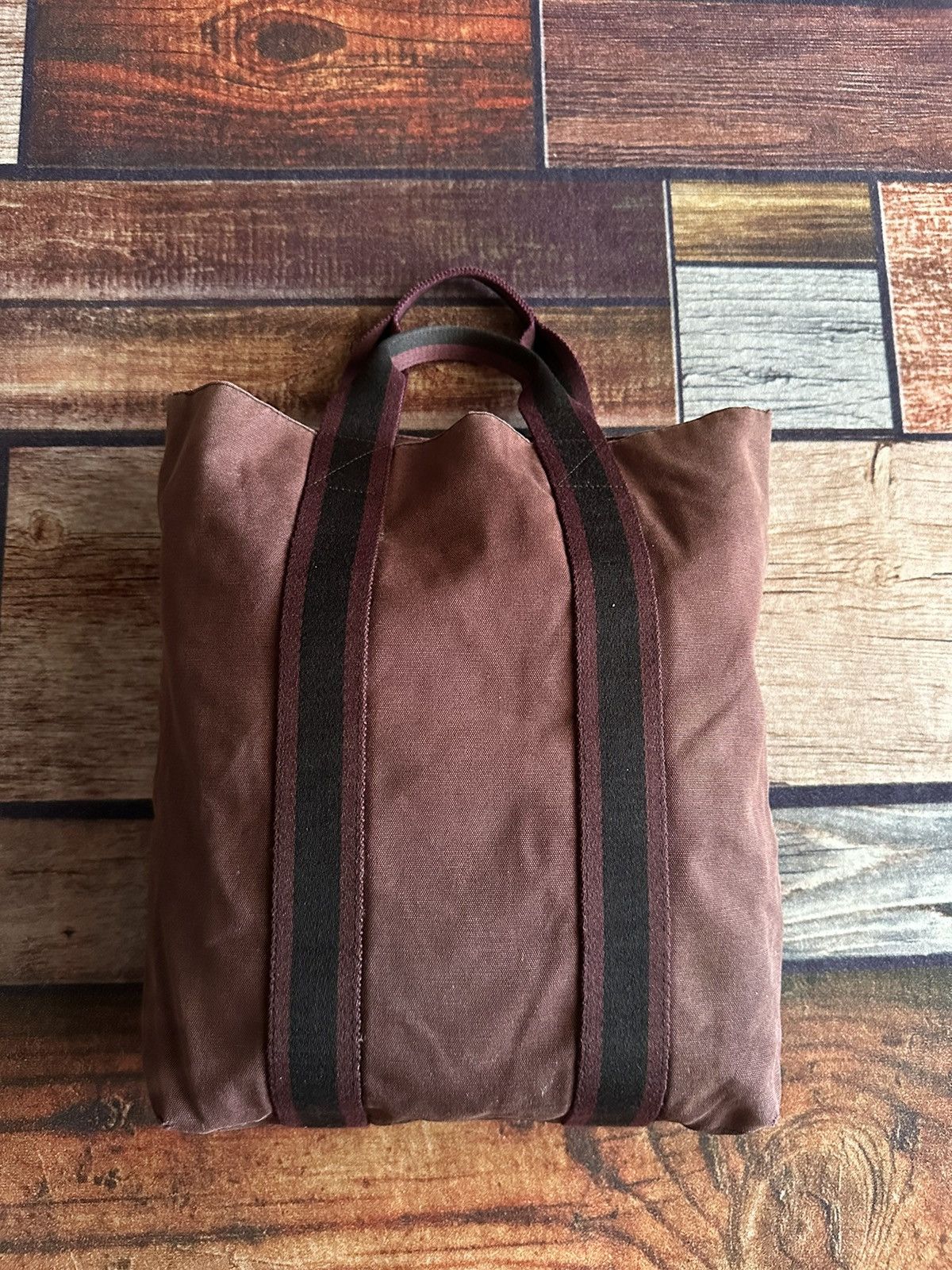 Vintage Hermes Two Tone Tote Bag