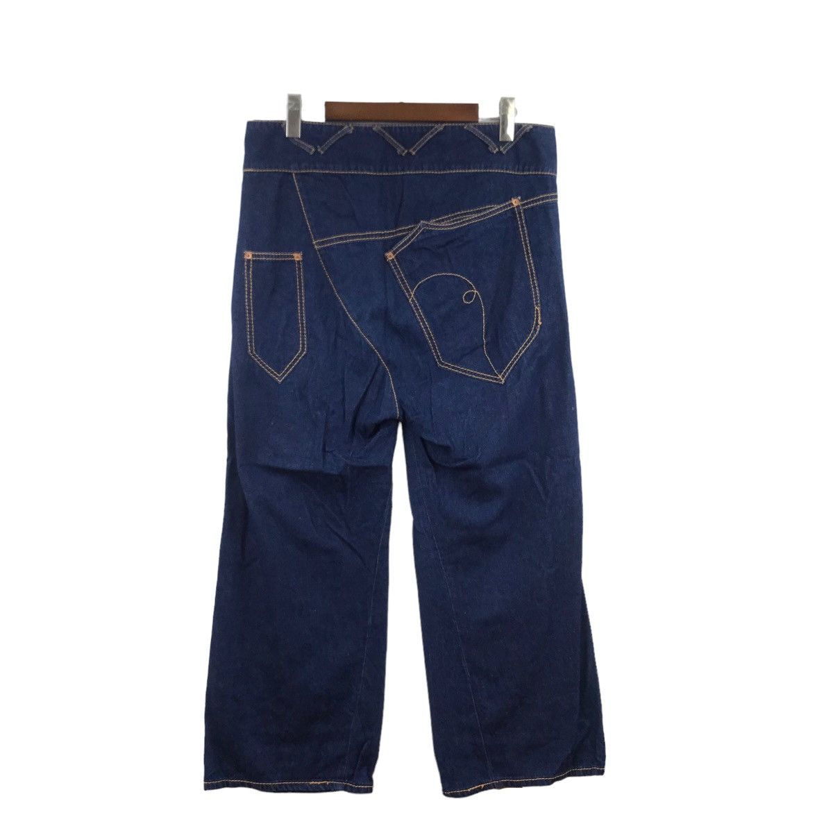Japanese Brand Vintage JEANASIS JapaneseBrand Baggy JeansTrousersCasualPant Size 36" / US 14 / IT 50 - 8 Thumbnail