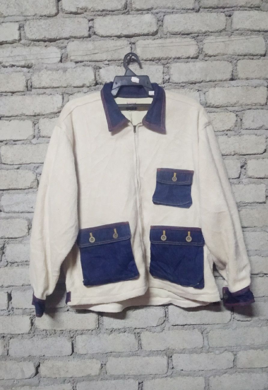 Japanese Brand King Jonathan Multi Pocket Fleece Jacket Size US XL / EU 56 / 4 - 1 Thumbnail