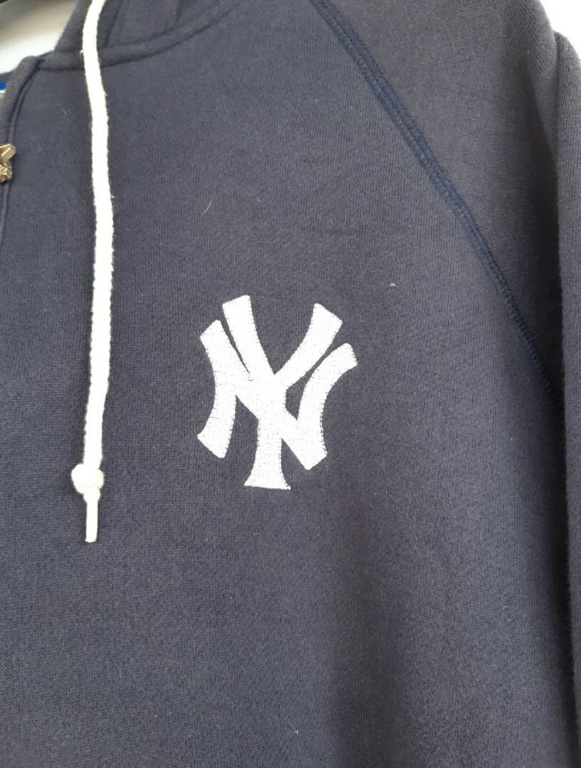 New York Yankees RARE!! Vintage NY Yankees Big Logo Sweatshirt Size US L / EU 52-54 / 3 - 6 Thumbnail