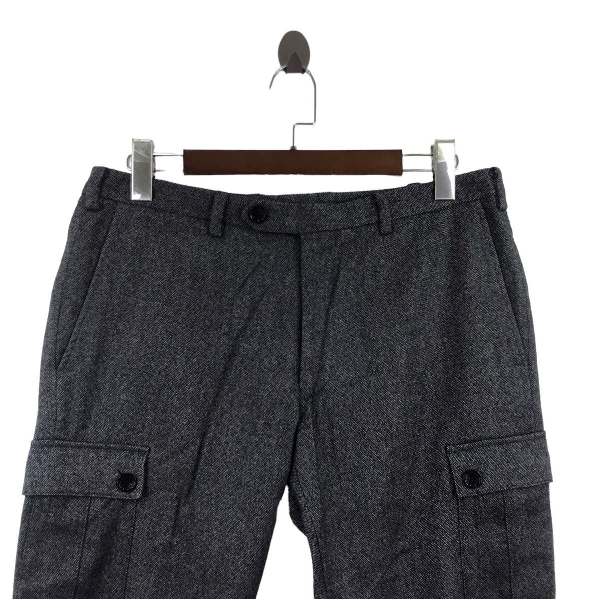 Burberry BURBERRY Black Label Grey Multi Pocket Cargo Pant Size US 33 - 2 Thumbnail