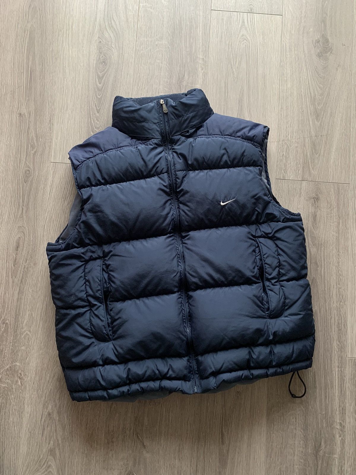 Nike Vintage Nike 90's Swoosh Puffer Vest Y2K/YKK Size US L / EU 52-54 / 3 - 2 Thumbnail