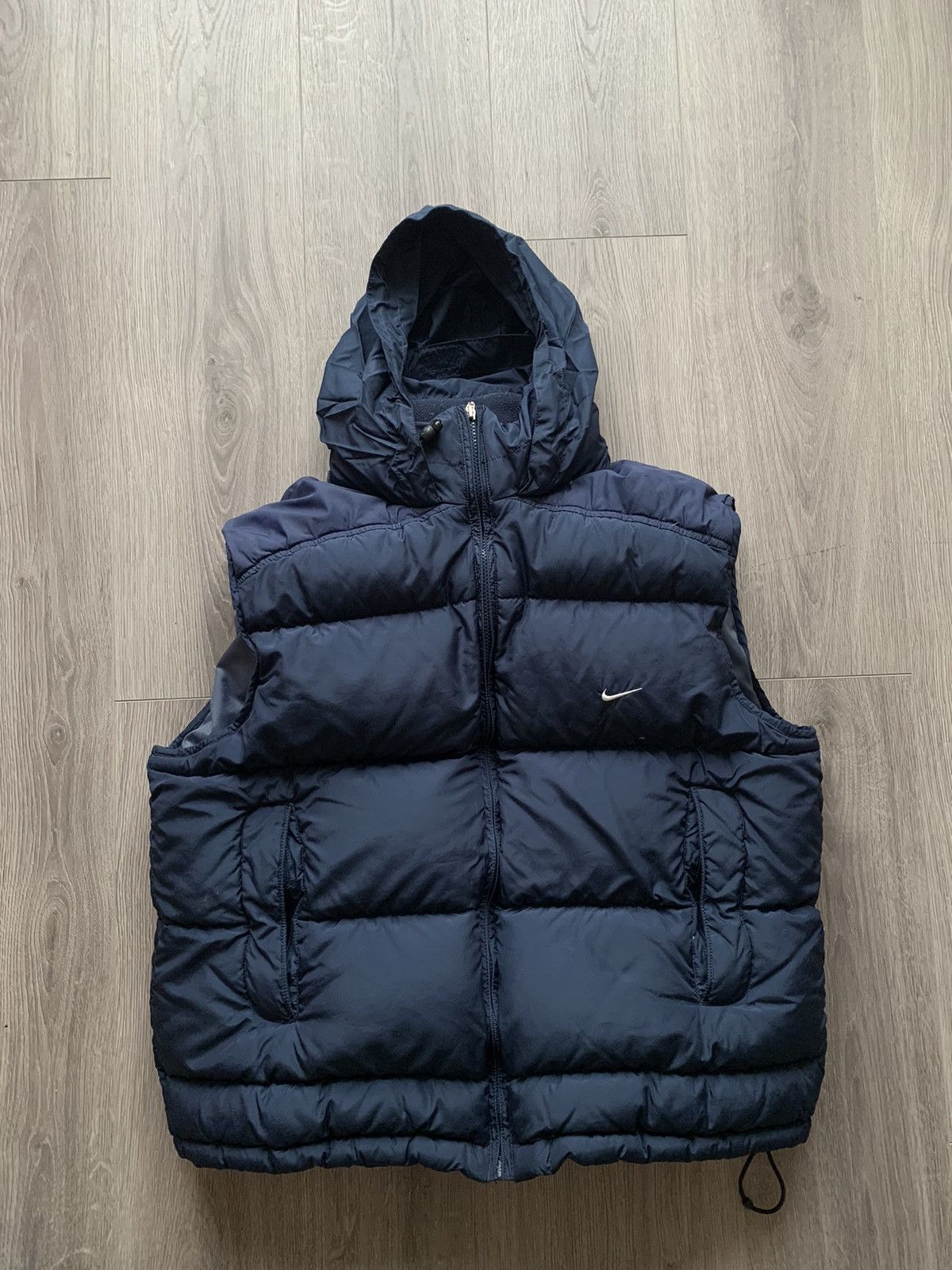 Nike Vintage Nike 90's Swoosh Puffer Vest Y2K/YKK Size US L / EU 52-54 / 3 - 6 Thumbnail