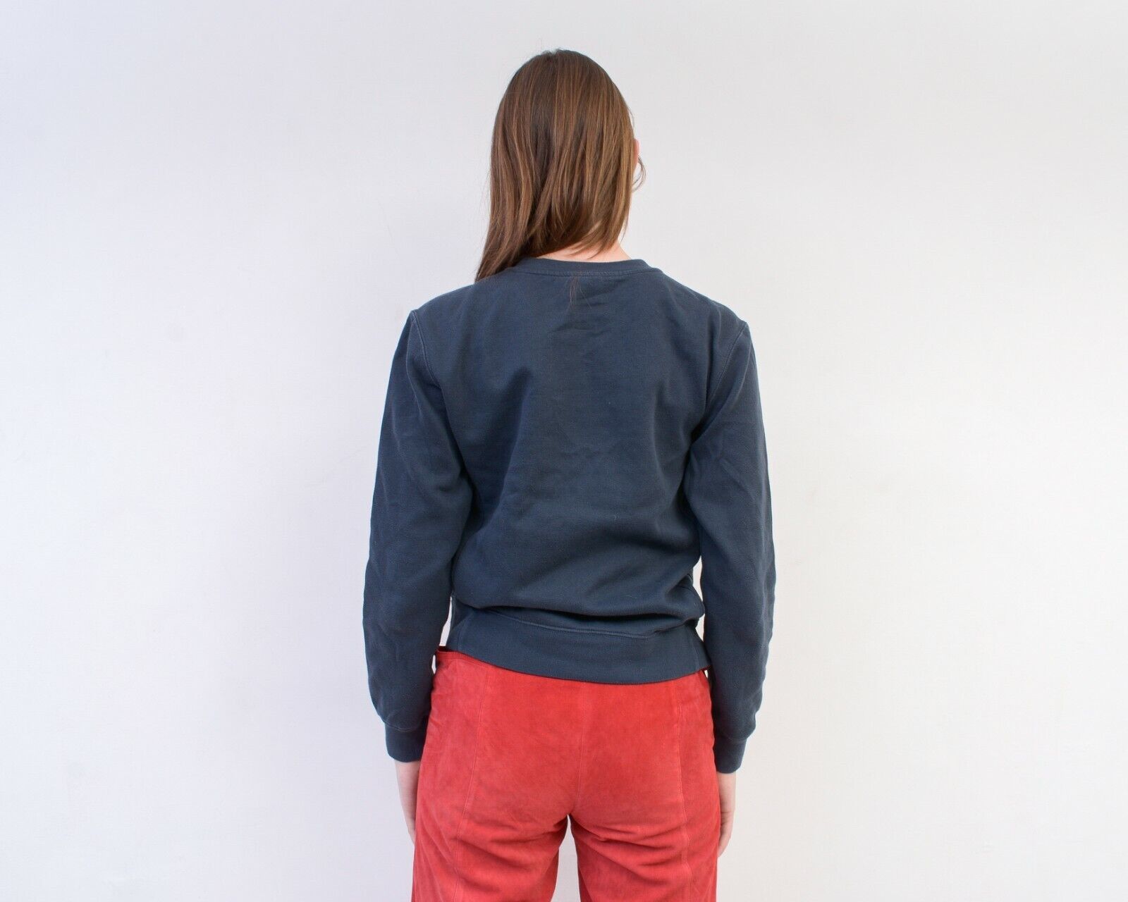 Champion × Vintage Jumper Sweatshirt Pullover Dark Grey Soft Lining Casual Size S / US 4 / IT 40 - 3 Thumbnail