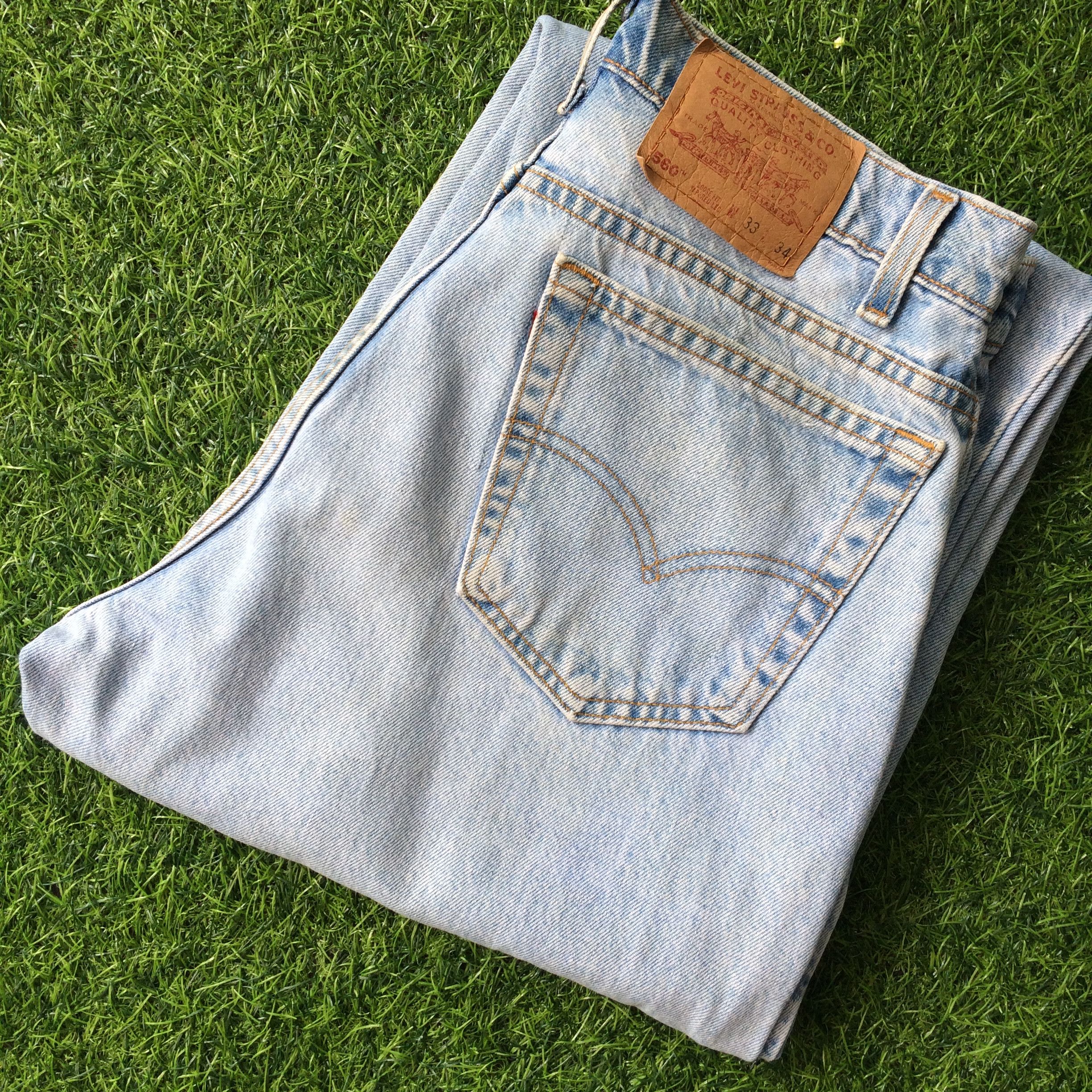 Levi's Levis 560 Light Wash Tall Jeans #B-1138 Size US 32 / EU 48 - 9 Thumbnail