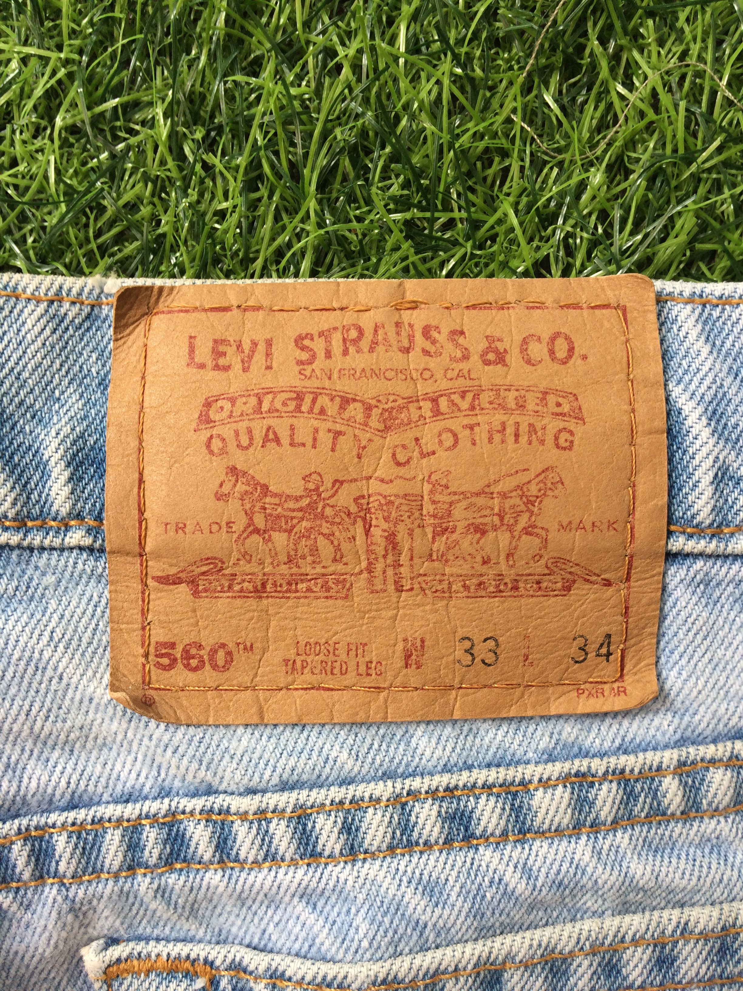 Levi's Levis 560 Light Wash Tall Jeans #B-1138 Size US 32 / EU 48 - 10 Thumbnail